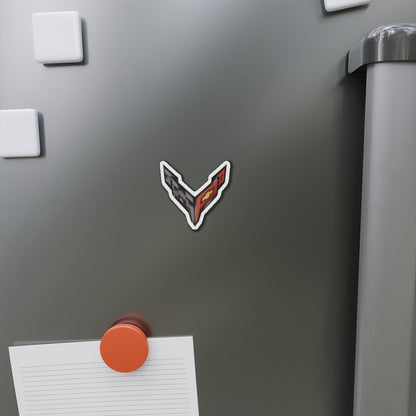 Corvette C8 Die-Cut Magnet, Car Enthusiast Gift, Refrigerator Magnet, Auto Fan Memorabilia, Fridge Magnet, Gift for Him, Gift for Her