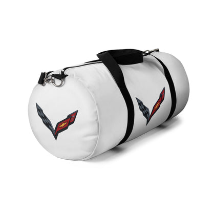 Corvette Duffel Bag, C7 Logo, Gym Bag, Travel Bag, Gifts for Car Guys, Gifts for Car Girls, Corvette Merch, Overnight Duffel