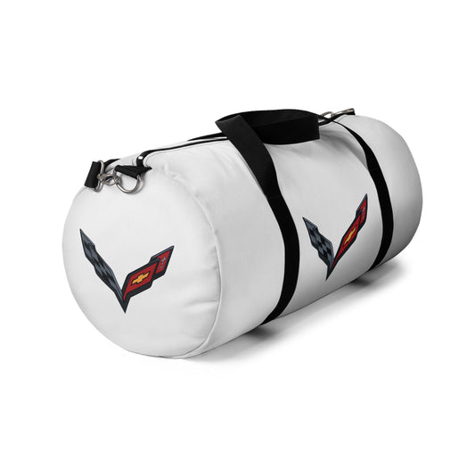 Corvette Duffel Bag, C7 Logo, Gym Bag, Travel Bag, Gifts for Car Guys, Gifts for Car Girls, Corvette Merch, Overnight Duffel