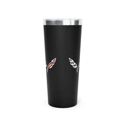 Corvette C7 Tumbler, Stainless Steel Tumbler, 22oz., Insulated, Corvette Accessories, Dishwasher Safe, Gifts for Car Guys and Girls