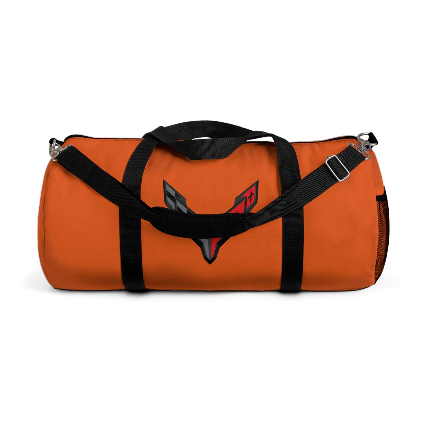 Orange Corvette Duffel Bag, C8 Logo, Gym Bag, Travel Bag, Gifts for Car Guys, Gifts for Car Girls, Corvette Merch, Overnight Duffel
