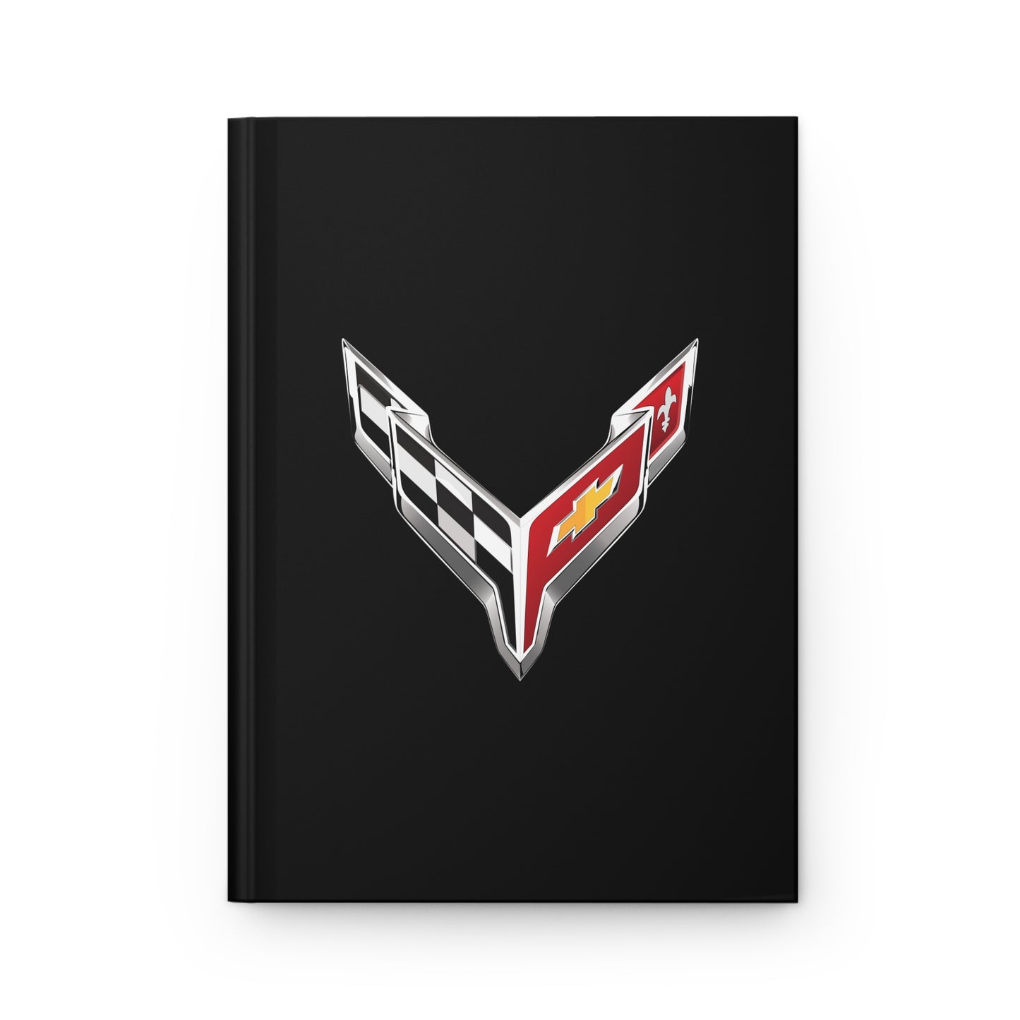 Corvette C8 Hardcover Journal, Writing Notebook, Lined Pages, Daily Journal, Motivational Diary, Notepad, C8 Logo