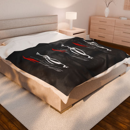 Corvette Z06 Blanket, Z06 Corvette Gifts, Soft Blankets, Corvette Logo, Velveteen Blanket, Car Guy Gifts, Car Girl Gifts