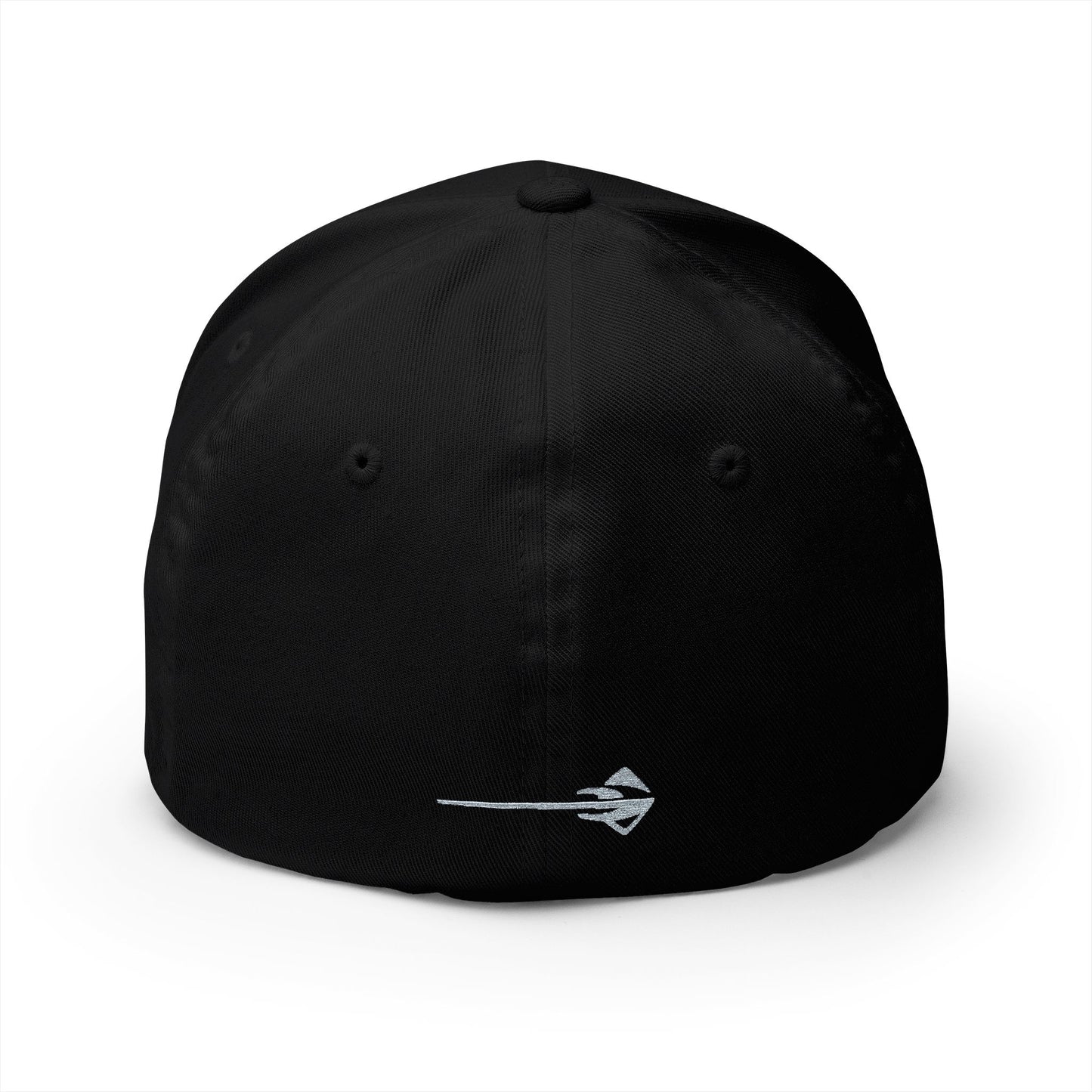 Corvette Stingray Logo Baseball Cap, Flexfit Hat, Stretchy Band, Black Hat, Corvette Gear, Embroidery