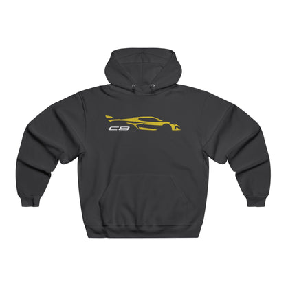 Corvette C8 Hoodie, Corvette Sweatshirt, Gifts for Car Guys, Gifts for Car Girls, JERZEES® NuBlend®, Pullover, Unisex, Hoody