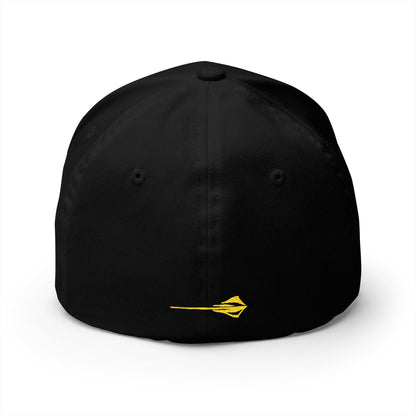Corvette C8 Stingray Logo Baseball Cap, Flexfit Hat, Unisex, Stretchy Band, Corvette Gear, Embroidery
