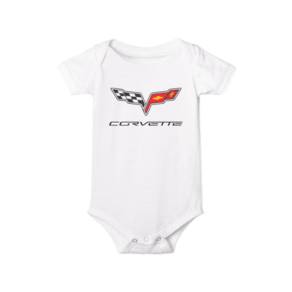 Corvette C6 Baby Onesie, Baby Clothing, Baby Shower Gift, Bella and Canvas Brand, Soft Fabric, Infant Clothes