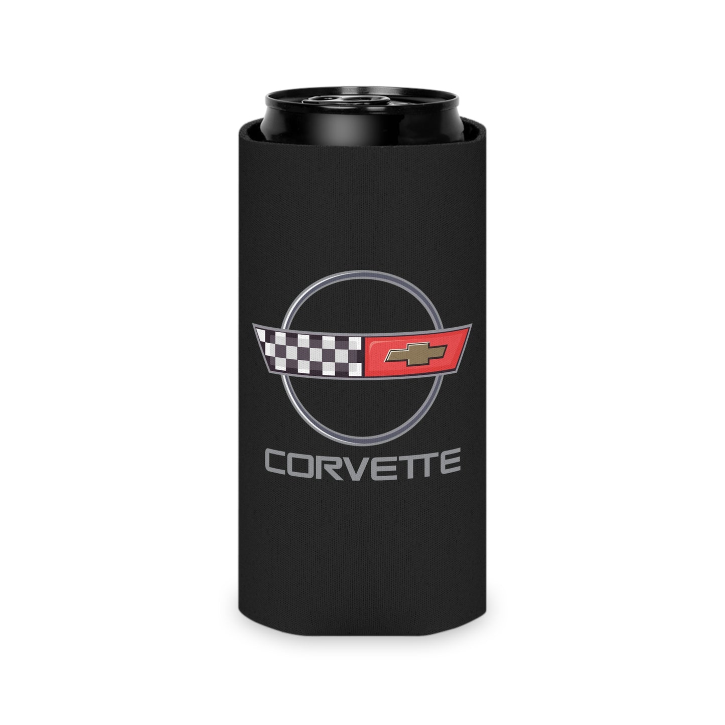 Corvette C4 Can Coozie, Regular and Slim, Beer and Soda Coozie, Race Day Beverage Holder, Car Enthusiast Gift, Party Favor, Tailgate