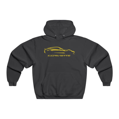 Corvette C7 Hoodie, Corvette Sweatshirt, Gifts for Car Guys, Gifts for Car Girls, JERZEES® NuBlend®, Pullover, Unisex, Hoody