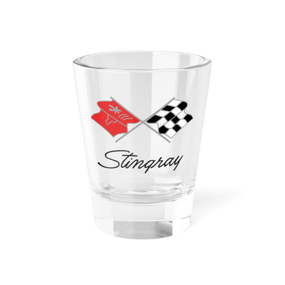 Corvette C3 Shot Glass, Perfect for Celebrations, Racing Fans, Gift for Him, Barware, Automotive Collectible