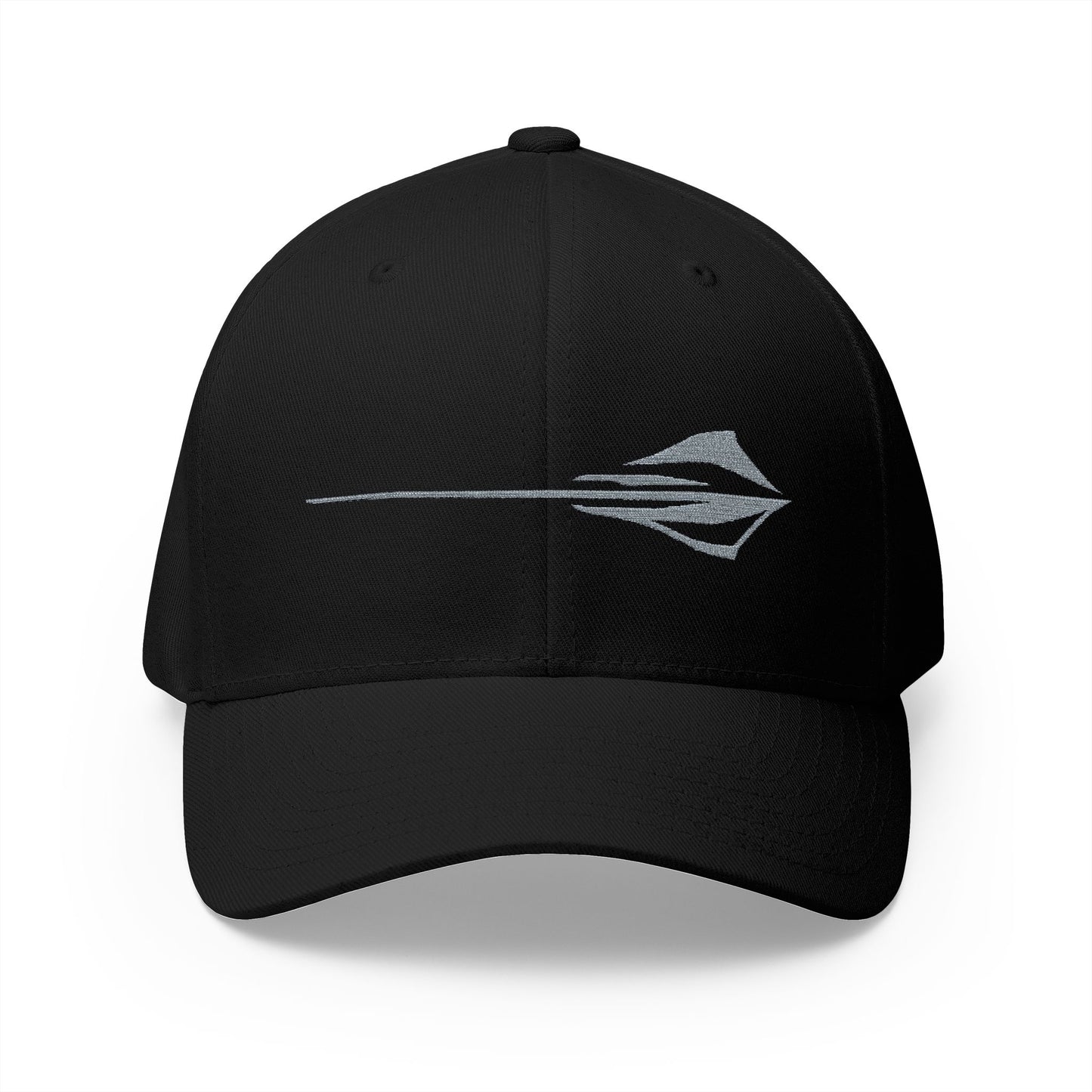 Corvette C8 Stingray Logo Baseball Cap, Flexfit Hat, Unisex, Stretchy Band, Corvette Gear, Embroidery