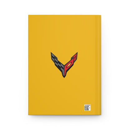 Corvette C8 Hardcover Journal, Writing Notebook, Lined Pages, Daily Journal, Motivational Diary, Notepad, C8 Logo