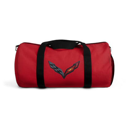 Corvette Duffel Bag, C7 Logo, Gym Bag, Travel Bag, Gifts for Car Guys, Gifts for Car Girls, Corvette Merch, Overnight Duffel