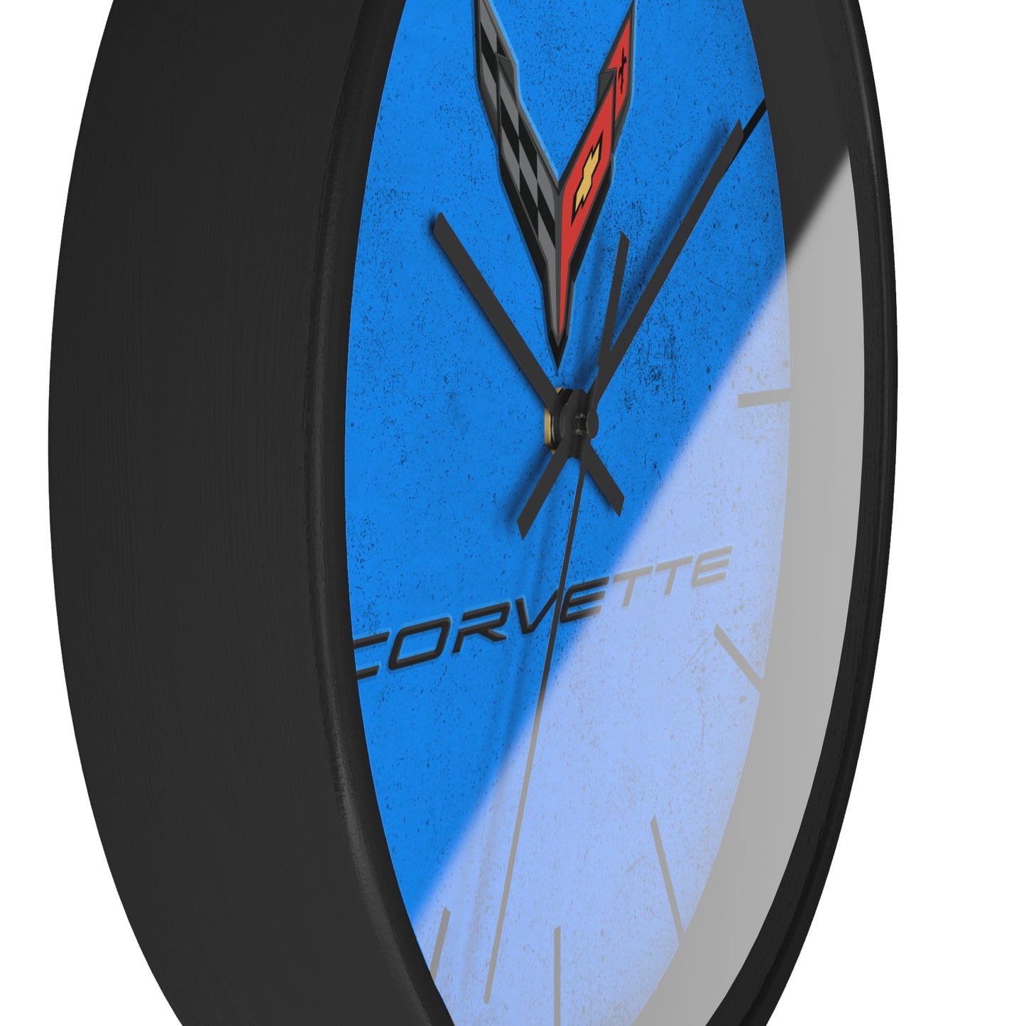 Corvette C8 Wall Clock, Racing Home Decor, Gift for Him, Man Cave Clock, Corvette Merchandise, Mancave Gift, Clocks