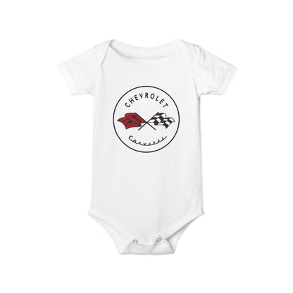 Corvette C1 Baby Onesie, Baby Clothing, Baby Shower Gift, Bella and Canvas Brand, Soft Fabric, Infant Clothes