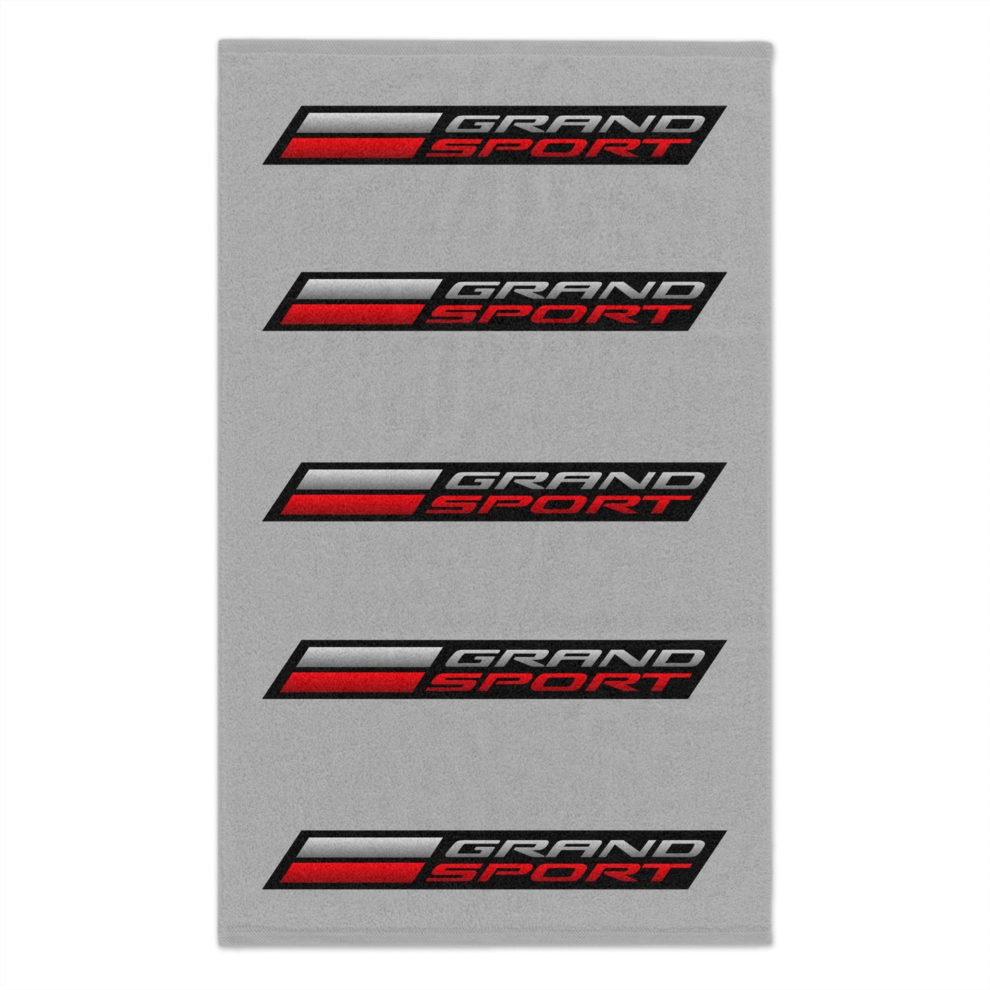 Corvette Grand Sport Beach Towel, Corvette Gifts, Car Enthusiast Towel, Quick-Dry Towel, Corvette Logo, White Towel, Car Guy Gifts