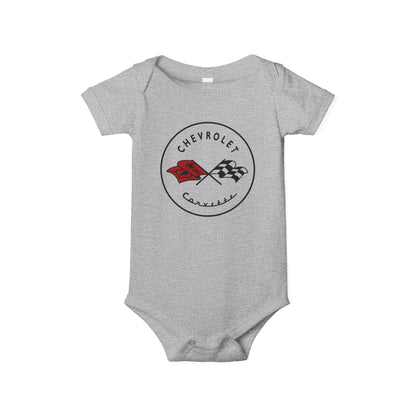Corvette C1 Baby Onesie, Baby Clothing, Baby Shower Gift, Bella and Canvas Brand, Soft Fabric, Infant Clothes