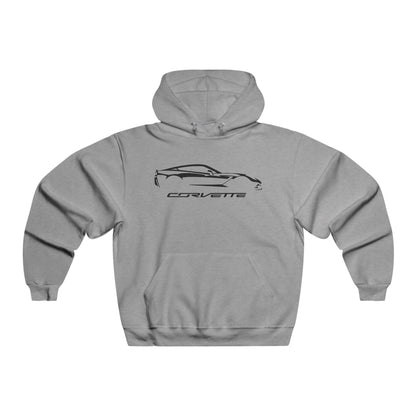 Corvette C7 Hoodie, Corvette Sweatshirt, Gifts for Car Guys, Gifts for Car Girls, JERZEES® NuBlend®, Pullover, Unisex, Hoody