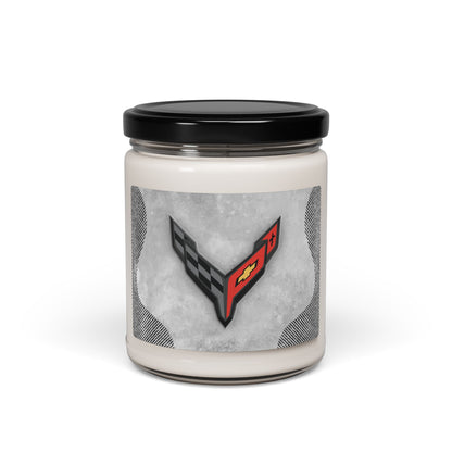 Corvette C8 Logo Scented Soy Candle, 10 Options for Scent, Home Décor, Gifts for Him, Man Cave Candles, Gifts for Car Girls, Corvette Swag