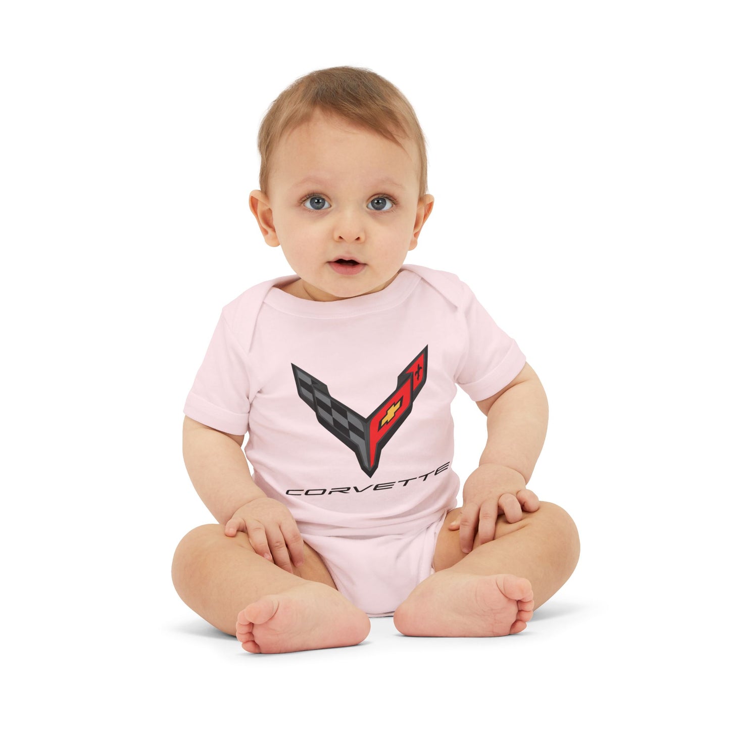 Corvette C8 Baby Onesie, Baby Clothing, Baby Shower Gift, Bella and Canvas Brand, Soft Fabric, Infant Clothes