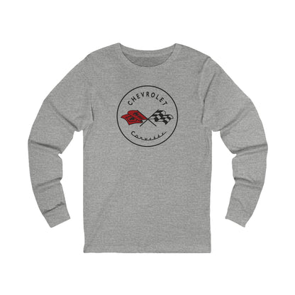 Unisex Corvette C1 Long Sleeve Tee, Graphic T-Shirt, Gift for Him, Gift for Her, Bella+Canvas, Soft Shirt