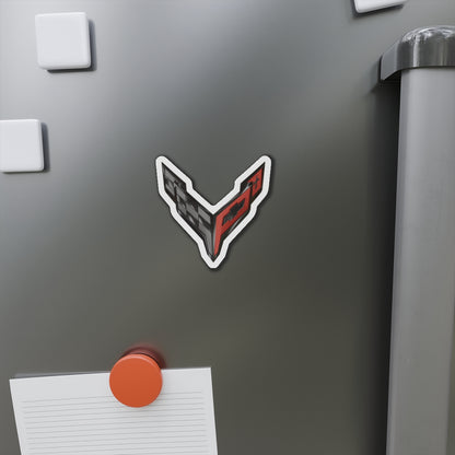 Corvette C8 Die-Cut Magnet, Car Enthusiast Gift, Refrigerator Magnet, Auto Fan Memorabilia, Fridge Magnet, Gift for Him, Gift for Her