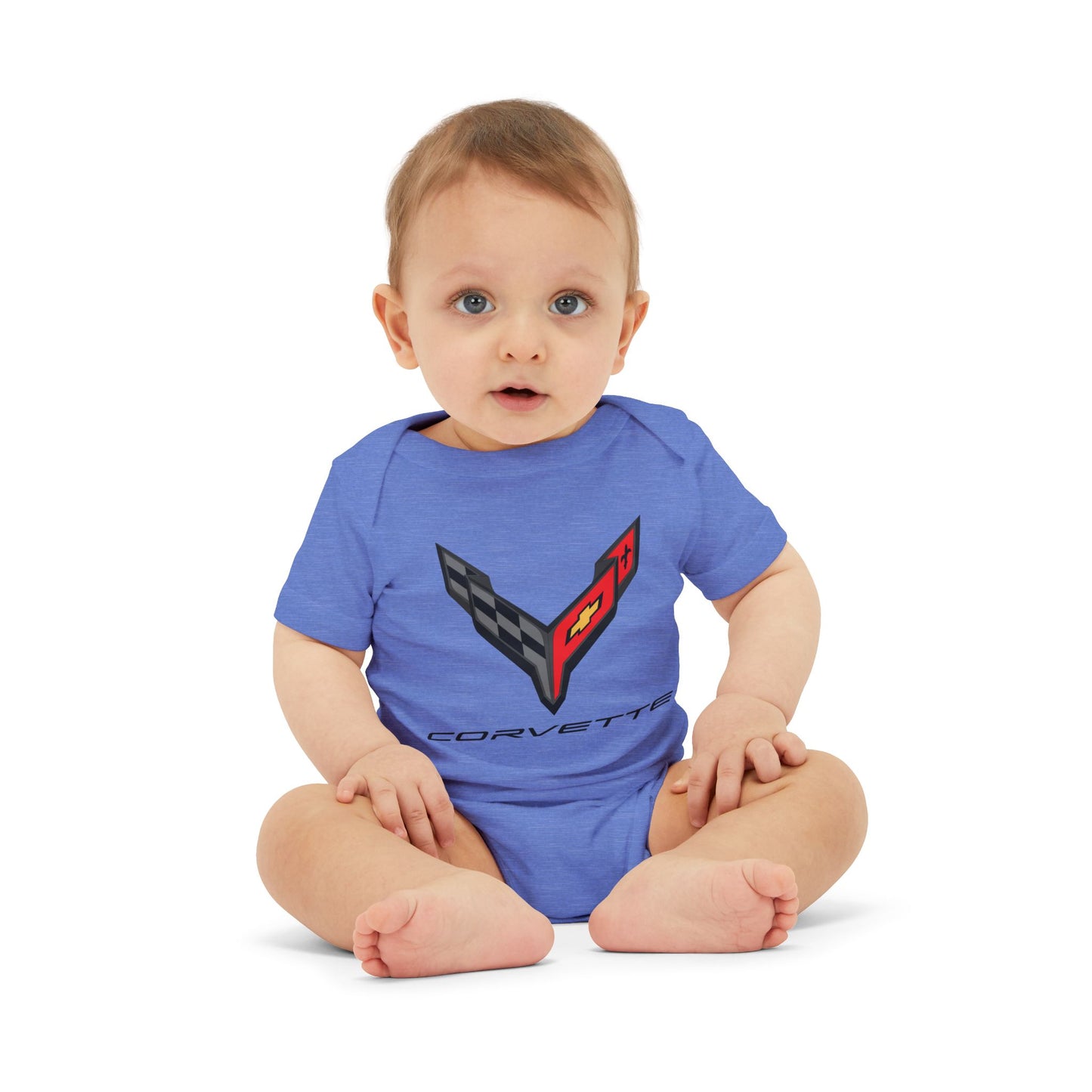 Corvette C8 Baby Onesie, Baby Clothing, Baby Shower Gift, Bella and Canvas Brand, Soft Fabric, Infant Clothes