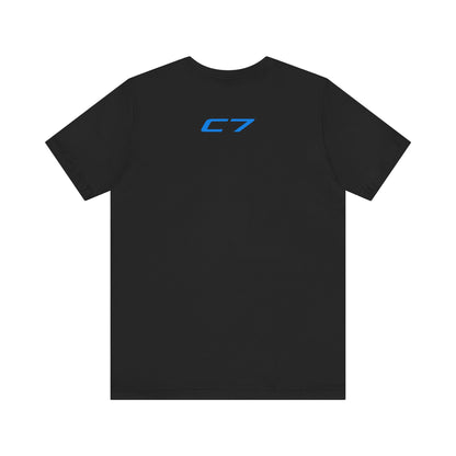 Corvette C7 Silhouette T-Shirt, Bella and Canvas T-Shirt, Corvette Apparel, Graphic Tee, Soft T-Shirt, Unisex T-Shirt, Raceday Gear