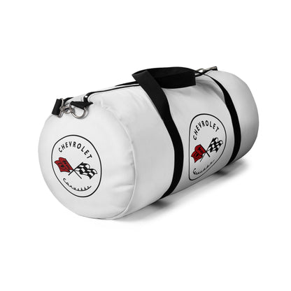 Corvette Duffel Bag, C1 Logo, Gym Bag, Travel Bag, Gifts for Car Guys, Gifts for Car Girls, Corvette Merch, Overnight Duffel
