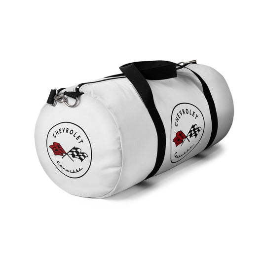 Corvette Duffel Bag, C1 Logo, Gym Bag, Travel Bag, Gifts for Car Guys, Gifts for Car Girls, Corvette Merch, Overnight Duffel