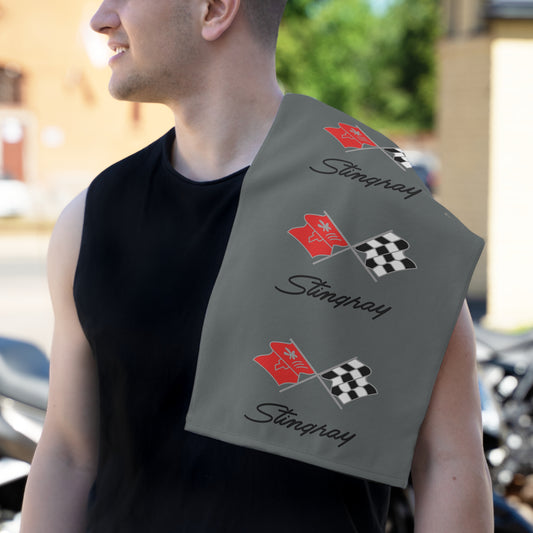 Corvette C3 Shop Towel, Towel for Fans, Rally Towel, Corvette Merch, Gifts for Corvette Owners, Hand Towel, Shop Rag