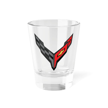 Corvette C8 Shot Glass, Perfect for Celebrations, Racing Fans, Gift for Him, Barware, Automotive Collectible
