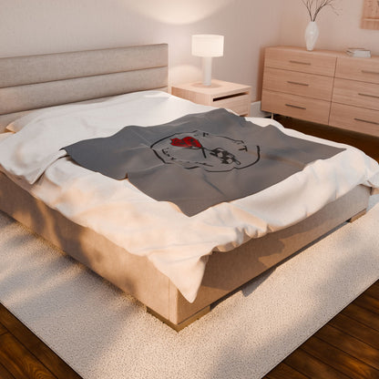 Corvette C1 Blanket, C1 Logo, Soft Blankets, Corvette Logo, Velveteen Blanket, Car Guy Gifts, Car Girl Gifts