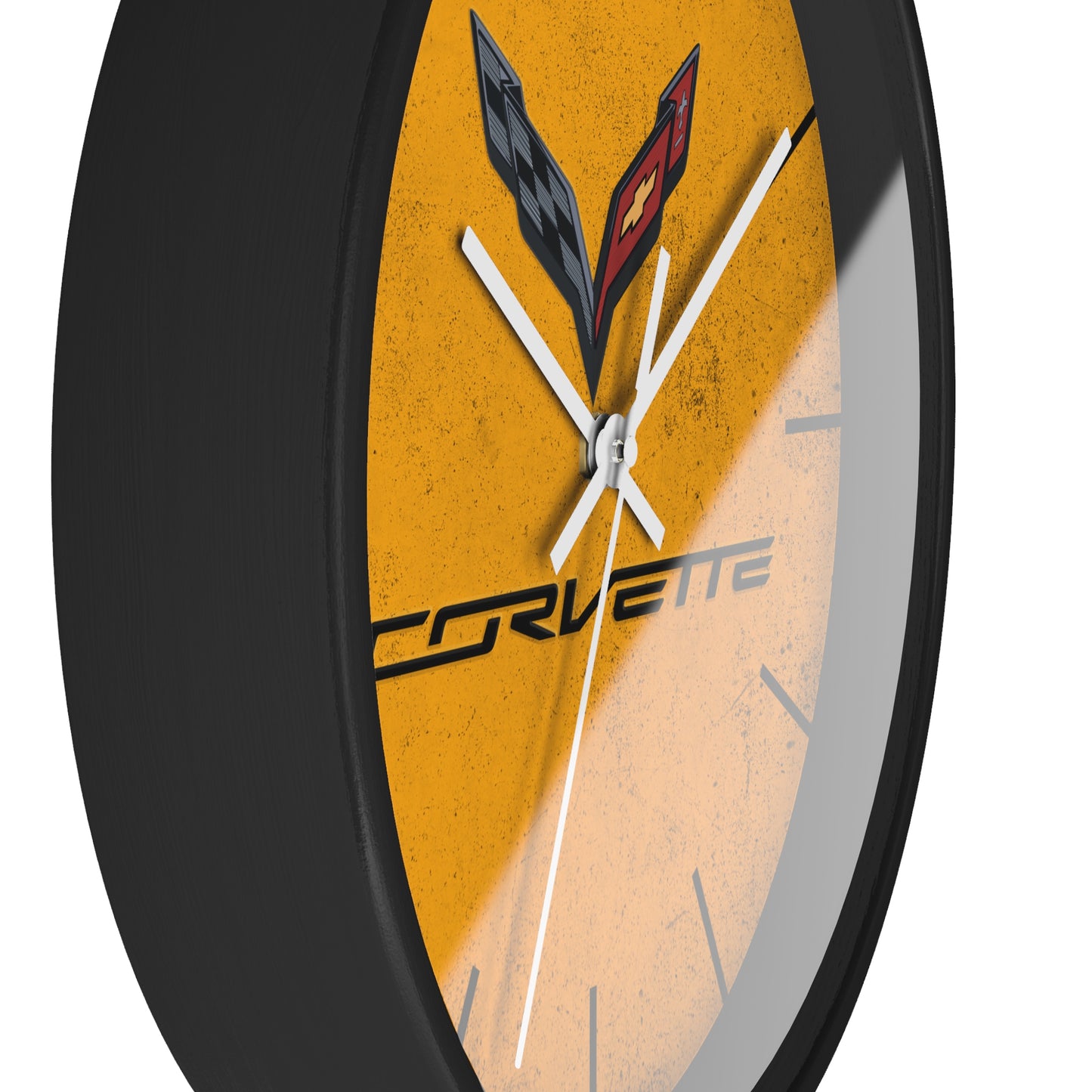 Corvette C7 Wall Clock, Racing Home Decor, Gift for Him, Man Cave Clock, Corvette Merchandise, Mancave Gift, Clocks