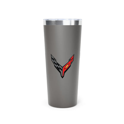 Corvette Tumbler, Stainless Steel Tumbler, 22oz., Insulated, Corvette Accessories, Dishwasher Safe, Gifts for Car Guys, Gifts for Car Girls