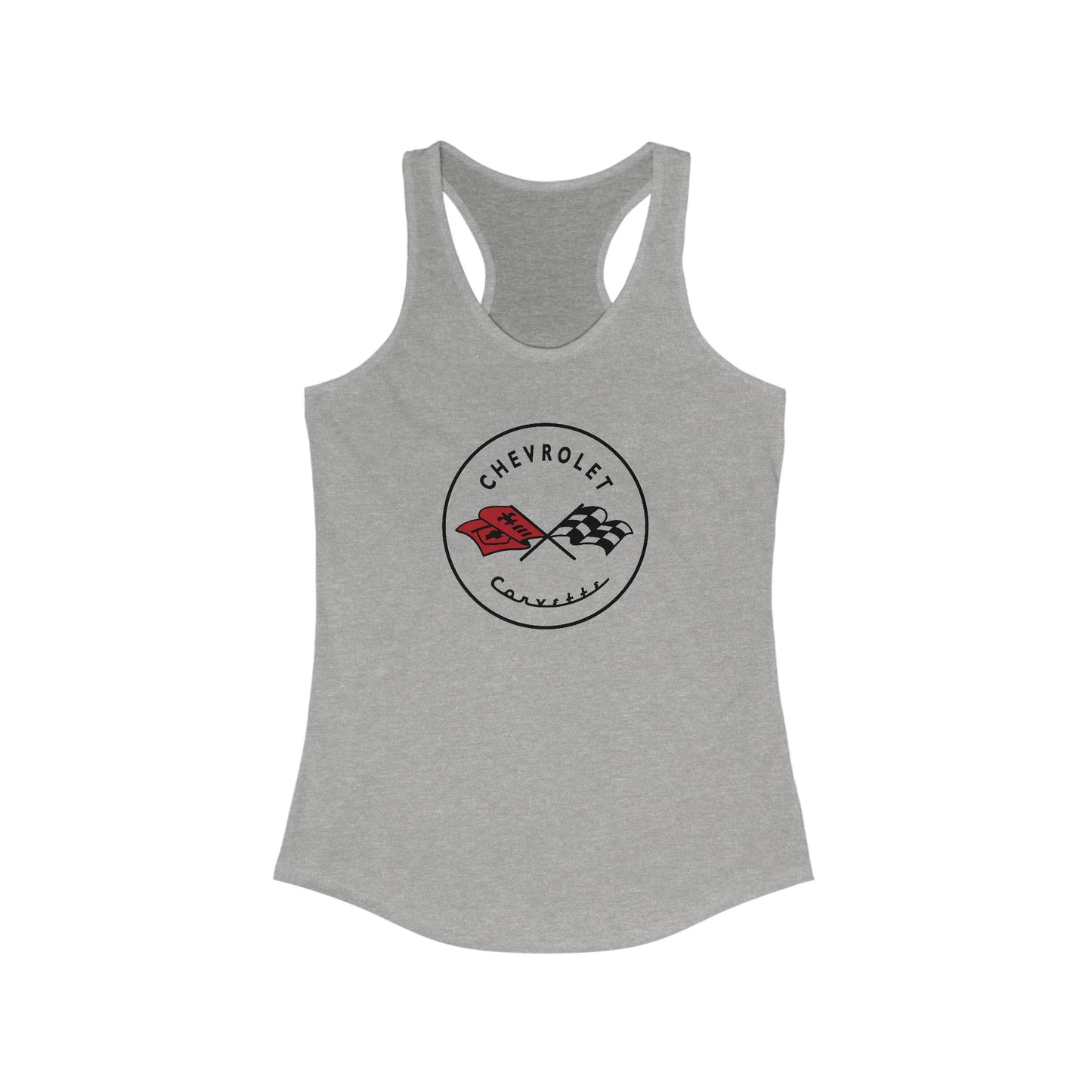 Corvette C1 Women's Racerback Tank Top, Gifts for Car Girls, Summer Top, Fitness Tank, Raceday Gear, Corvette Shirt