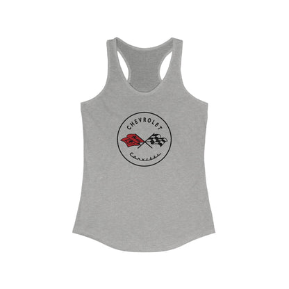 Corvette C1 Women's Racerback Tank Top, Gifts for Car Girls, Summer Top, Fitness Tank, Raceday Gear, Corvette Shirt