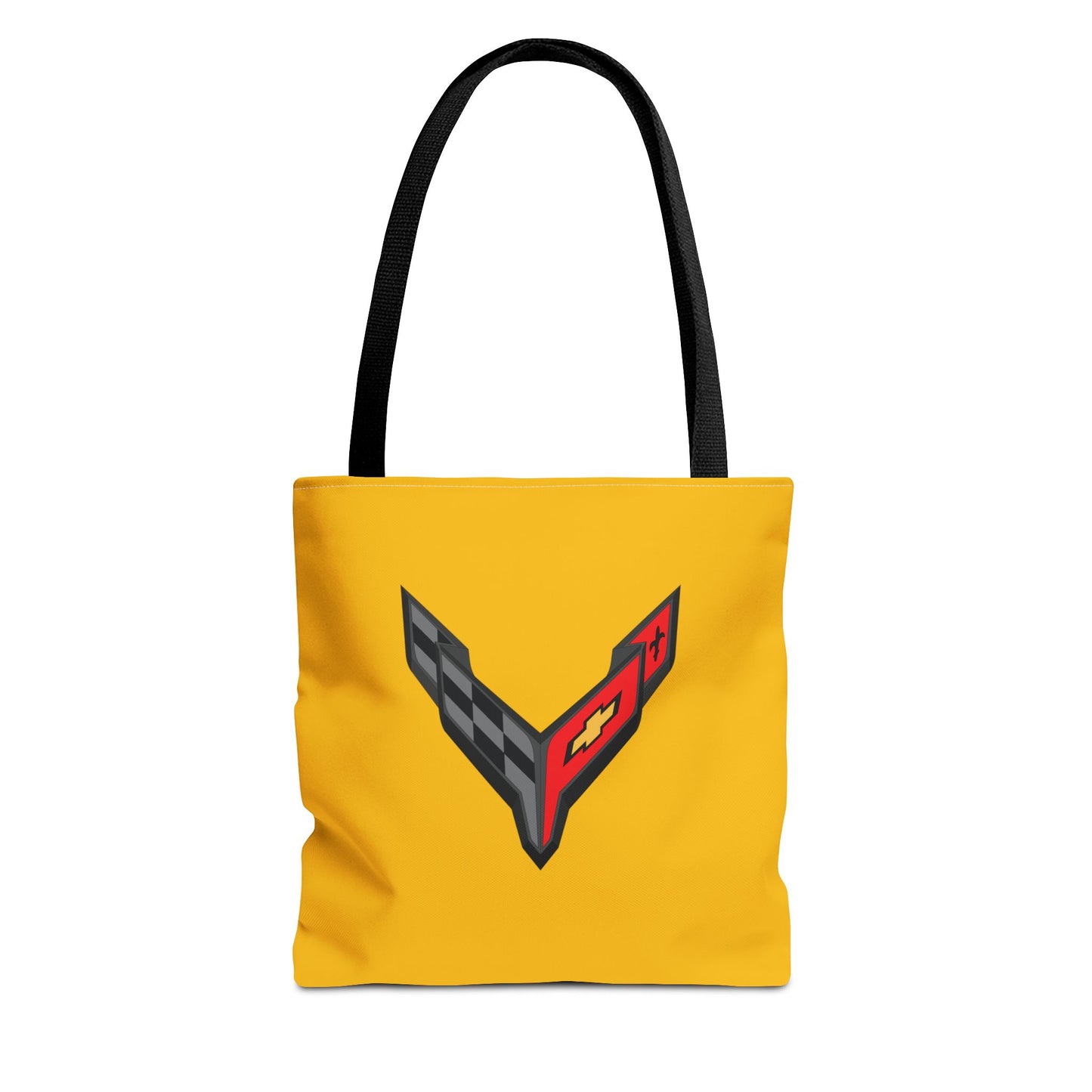 Corvette C8 Tote Bag, Corvette Polyester Bag, Shoulder Bag, Bag with Straps, Gifts for Car Guys, Gifts for Car Girls, Car Meet Carry On