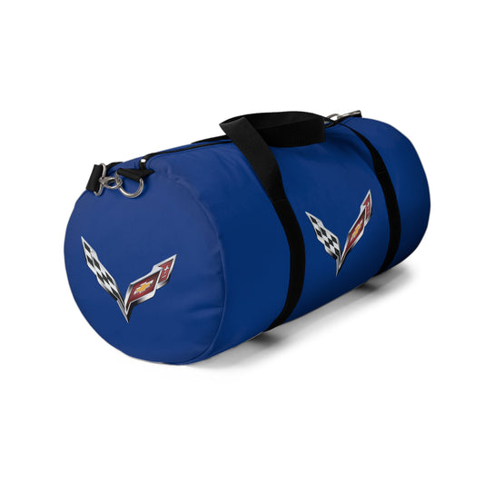 Corvette Duffel Bag, C7 Logo, Gym Bag, Travel Bag, Gifts for Car Guys, Gifts for Car Girls, Corvette Merch, Overnight Duffel