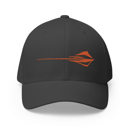 Corvette C8 Stingray Logo Baseball Cap, Flexfit Hat, Unisex, Stretchy Band, Corvette Gear, Embroidery