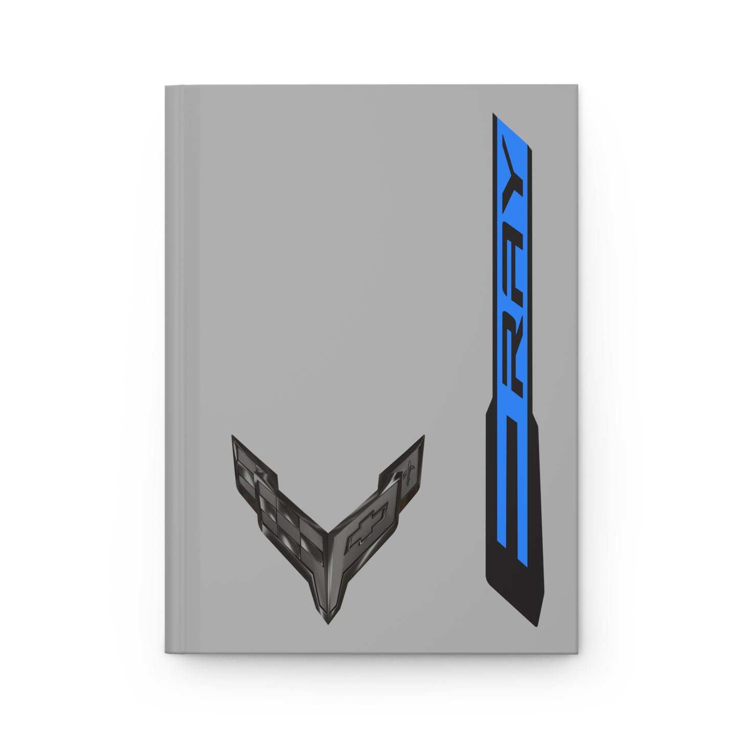 Corvette E-RAY Hardcover Notebook, Daily Journal, Writing Pad, Diary, E-RAY Logo, Lined Notepad, Writing Pad, Corvette Stingray