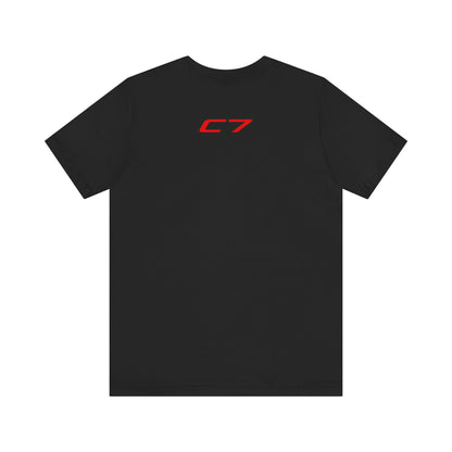 Corvette C7 Silhouette T-Shirt, Bella and Canvas T-Shirt, Corvette Apparel, Graphic Tee, Soft T-Shirt, Unisex T-Shirt, Raceday Gear