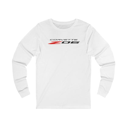 Unisex Corvette Z06 Long Sleeve Tee, Graphic T-Shirt, Gift for Him, Gift for Her, Bella+Canvas, Soft Shirt