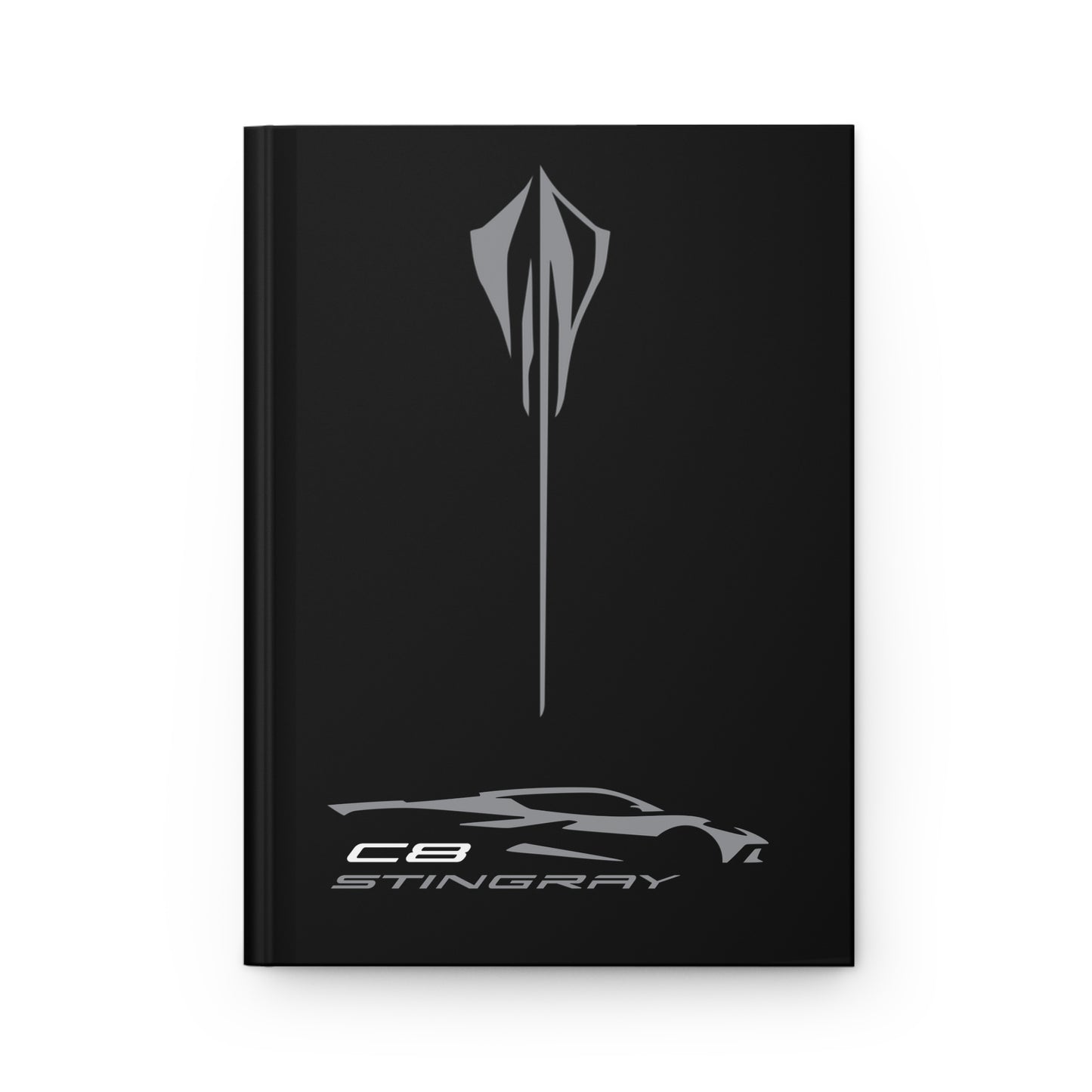 Corvette Stingray Hardcover Journal, Writing Notebook, Lined Pages, Daily Journal, Motivational Diary, Notepad, Sting Ray