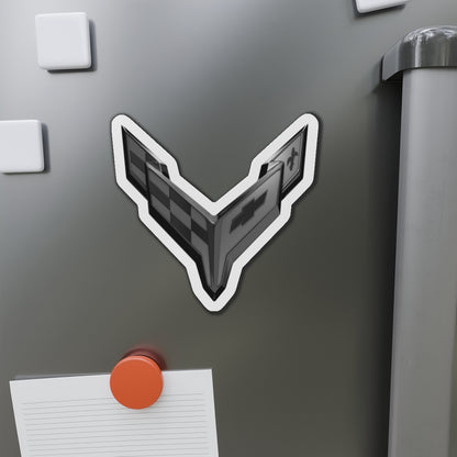 Corvette C8 Die-Cut Magnet, Car Enthusiast Gift, Refrigerator Magnet, Auto Fan Memorabilia, Fridge Magnet, Gift for Him, Gift for Her