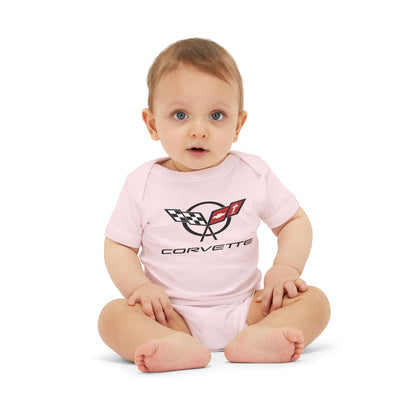 Corvette C5 Baby Onesie, Baby Clothing, Baby Shower Gift, Bella and Canvas Brand, Soft Fabric, Infant Clothes