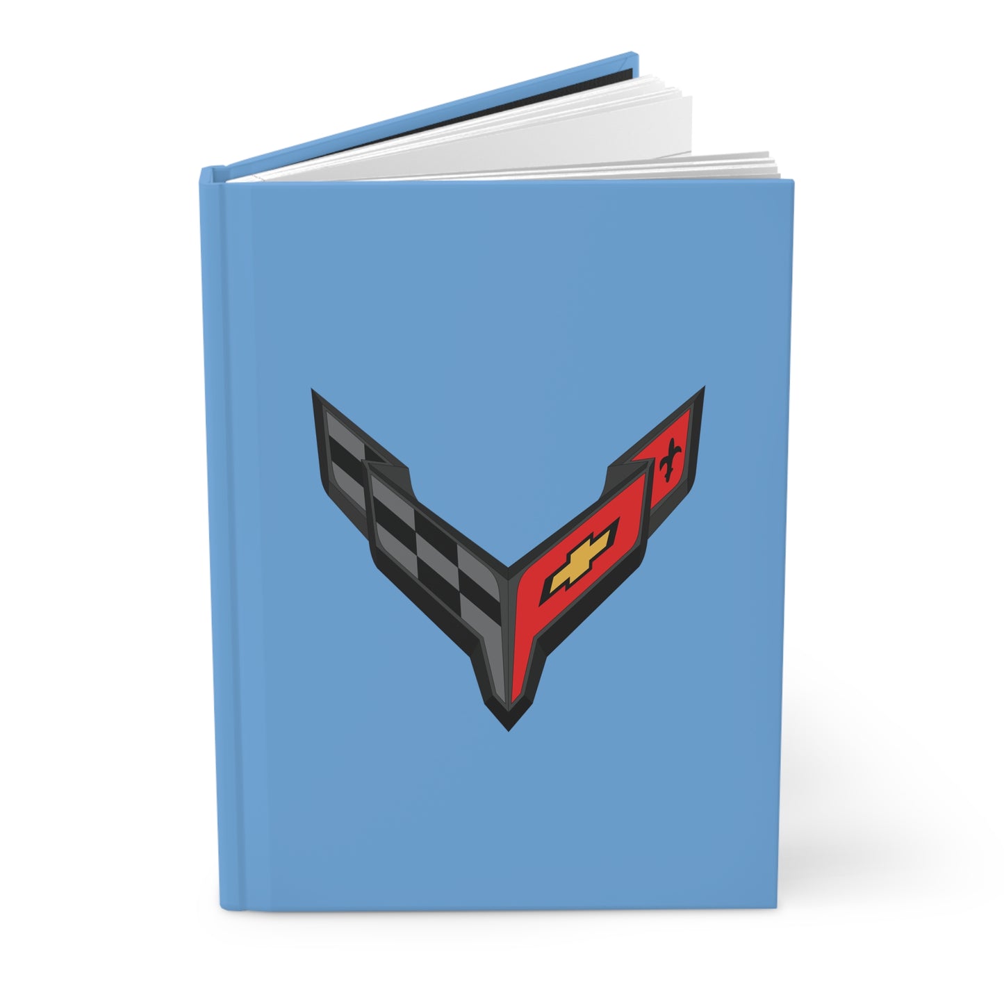 Corvette C8 Hardcover Journal, Writing Notebook, Lined Pages, Daily Journal, Motivational Diary, Notepad, C8 Logo
