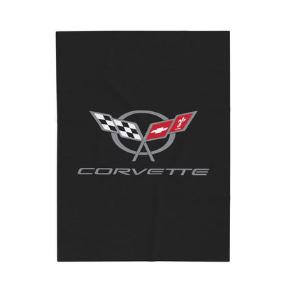 Corvette C5 Blanket, C5 Logo, Soft Blankets, Corvette Logo, Velveteen Blanket, Car Guy Gifts, Car Girl Gifts