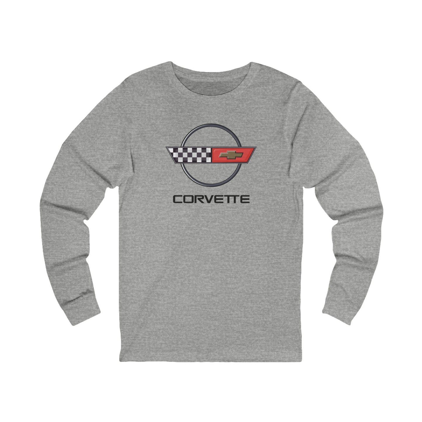 Unisex Corvette C4 Long Sleeve Tee, Graphic T-Shirt, Gift for Him, Gift for Her, Bella+Canvas, Soft Shirt