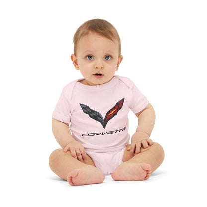 Corvette C7 Baby Onesie, Baby Clothing, Baby Shower Gift, Bella and Canvas Brand, Soft Fabric, Infant Clothes